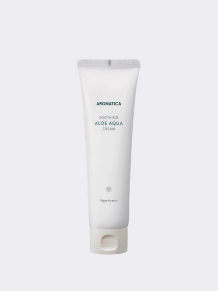 Органический увлажняющий крем с алоэ вера Aromatica Soothing Aloe Aqua Cream