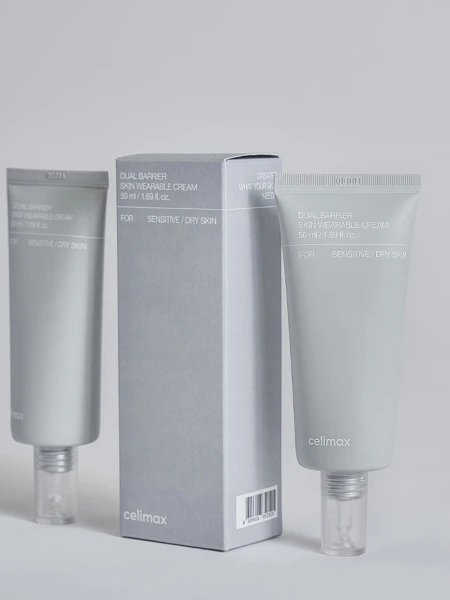 Укрепляющий крем для лица с керамидами Celimax Dual Barrier Skin Wearable Cream