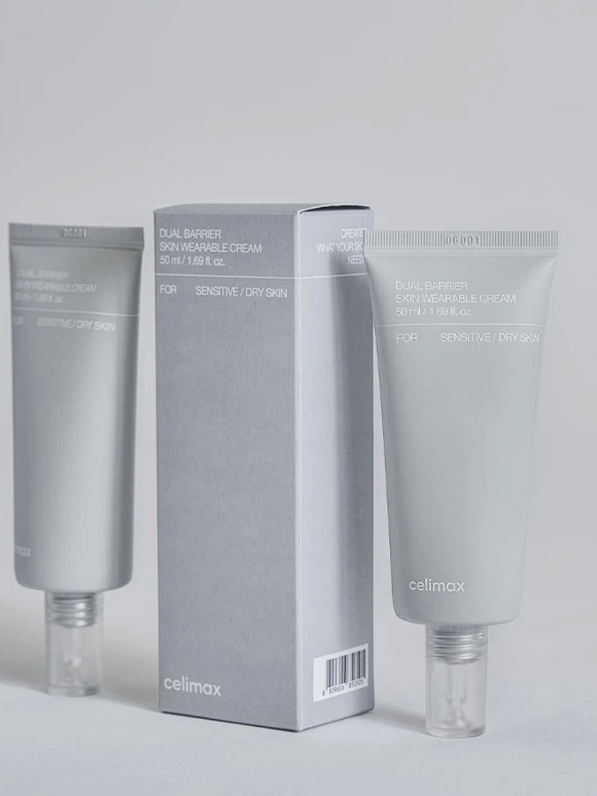 Укрепляющий крем для лица с керамидами Celimax Dual Barrier Skin Wearable Cream