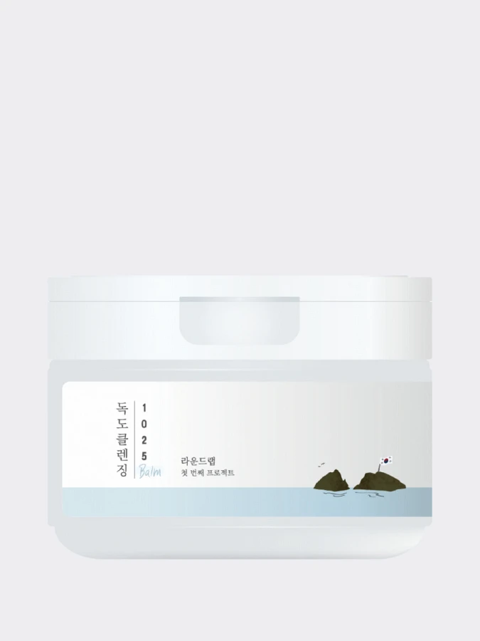 Очищающий гидрофильный бальзам с морской водой Round Lab 1025 Dokdo Cleansing Balm
