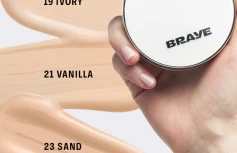 Тональный кушон с невесомым полуматовым покрытием + рефил BRAYE Effortless Cushion Thin Cover 21 Vanilla SPF50+ PA+++