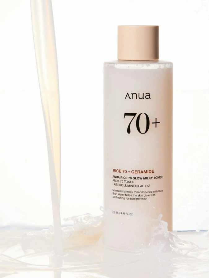 Питательный молочный тонер с рисовым экстрактом и керамидами ANUA Rice 70 Glow Milky Toner Питательный молочный тонер с рисовым экстрактом и керамидами ANUA Rice 70 Glow Milky Toner