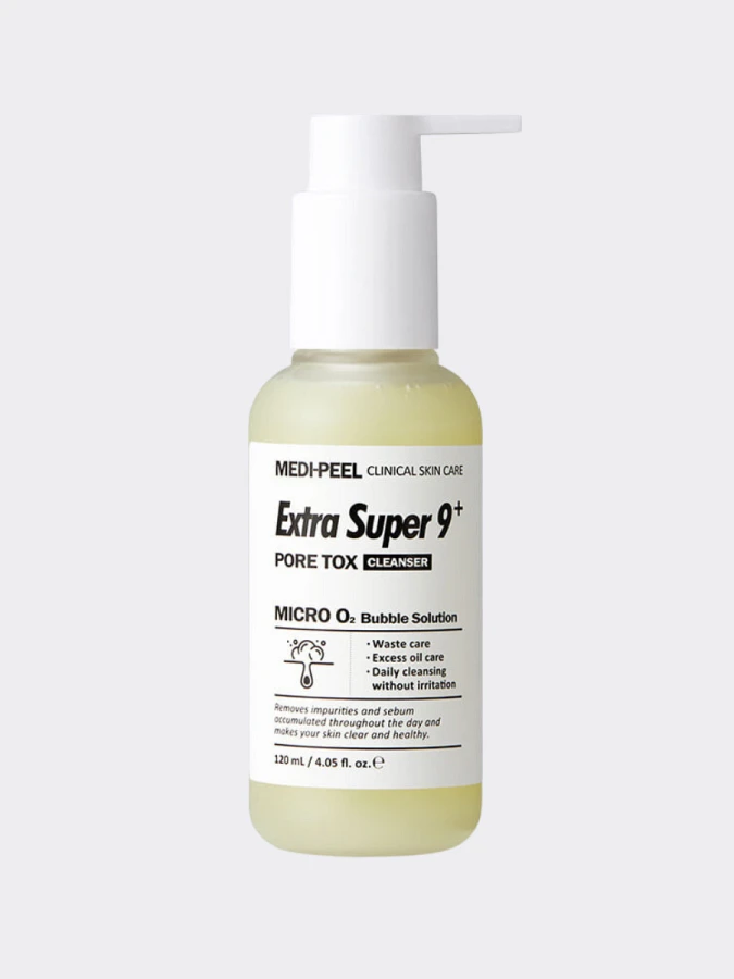 Пузырьковая маска-пенка для глубокого очищения пор MEDI-PEEL Extra Super 9 Plus Pore Tox Cleanser
