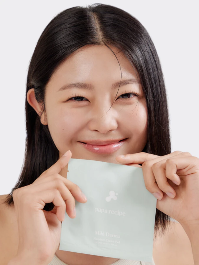 Смягчающие локальные крем-пэды для лица с эктоином Papa Recipe Mild Derma Moisture Cream Pad