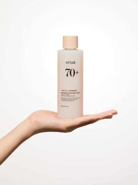 Питательный молочный тонер с рисовым экстрактом и керамидами ANUA Rice 70 Glow Milky Toner Питательный молочный тонер с рисовым экстрактом и керамидами ANUA Rice 70 Glow Milky Toner