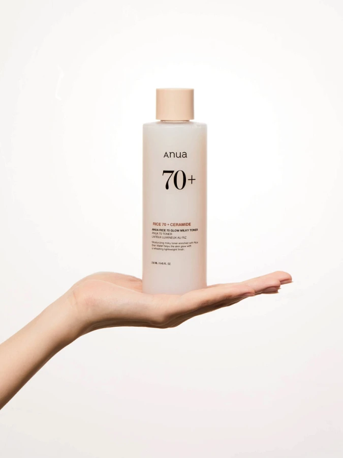Питательный молочный тонер с рисовым экстрактом и керамидами ANUA Rice 70 Glow Milky Toner Питательный молочный тонер с рисовым экстрактом и керамидами ANUA Rice 70 Glow Milky Toner