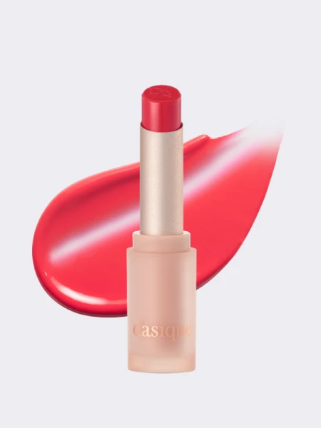 Глянцевая помада в вишневом оттенке Dasique Mood Glow Lipstick #08 Cherry Drop