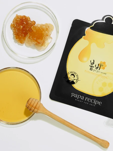Очищающая тканевая маска для лица с экстрактом мёда Papa Recipe Bombee Black Honey Mask Pack Очищающая тканевая маска для лица с экстрактом мёда Papa Recipe Bombee Black Honey Mask Pack