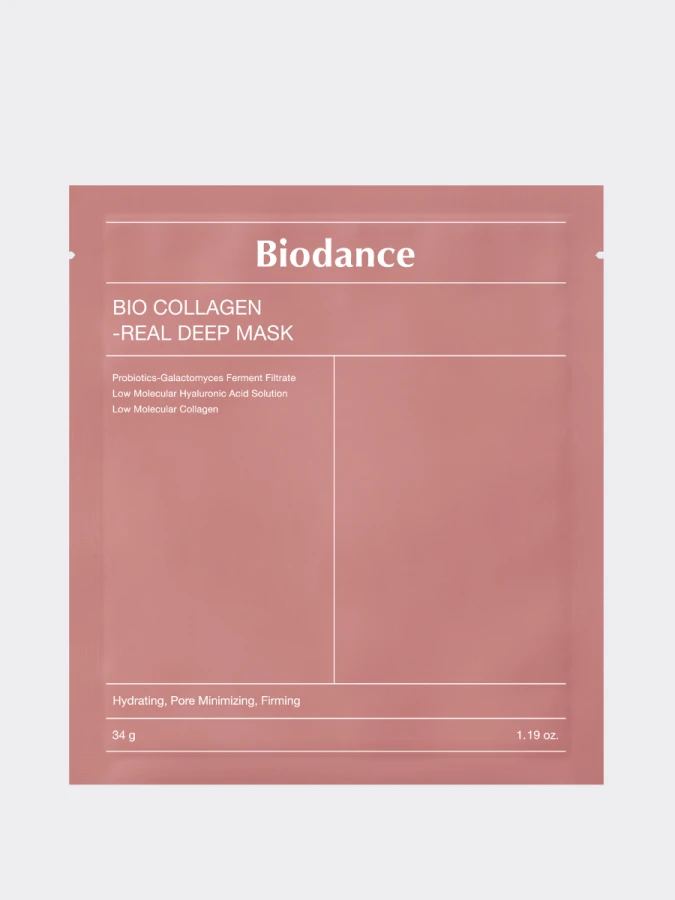 Глубокоувлажняющая гидрогелевая маска с коллагеном и ферментами Biodance  Bio-Collagen Real Deep Mask