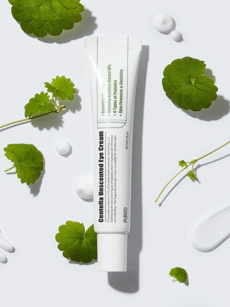 Подтягивающий крем для век без отдушек с центеллой и пептидами Purito Centella Unscented Eye Cream Подтягивающий крем для век без отдушек с центеллой и пептидами Purito Centella Unscented Eye Cream