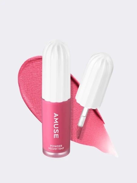 Вельветовый пигмент для губ AMUSE Powder Velvet Tint 08 Berry Pop