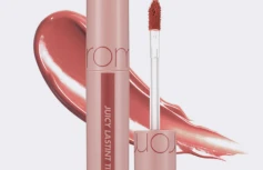 Сочный глянцевый тинт для губ с ореховым оттенком макадамии rom&nd Juicy Lasting Tint 23 Nucadamia
