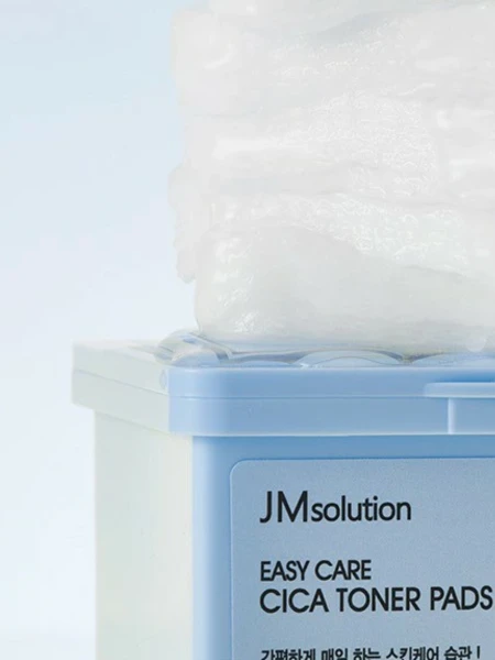 Успокаивающие тонер-пэды с экстрактом центеллы JMSolution Easy Care Cica Toner Pads