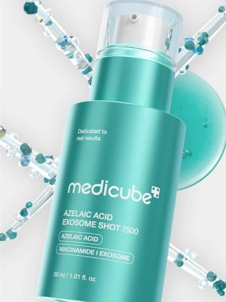 Интенсивная противовоспалительная сыворотка со спикулами и азелаиновой кислотой Medicube Azelaic Acid Exosome Shot 7500