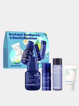 Подарочный набор для ухода за кожей с ретинолом и ПДРН innisfree Instant Radiance & Revitalization Set