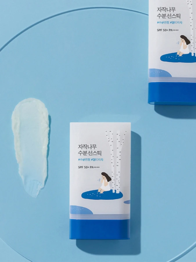 Смягчающий солнцезащитный стик с берёзовым соком Round Lab Birch Juice Moisturizing Sun Stick SPF 50+ PA++++