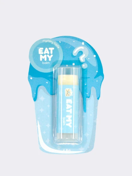Питательный бальзам для губ с ароматом-загадкой EAT MY Balm Mystery Taste Blue