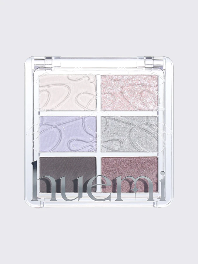 Палетка теней для век Huemi Spot-On Pigment Eye Palette #01 Dusk