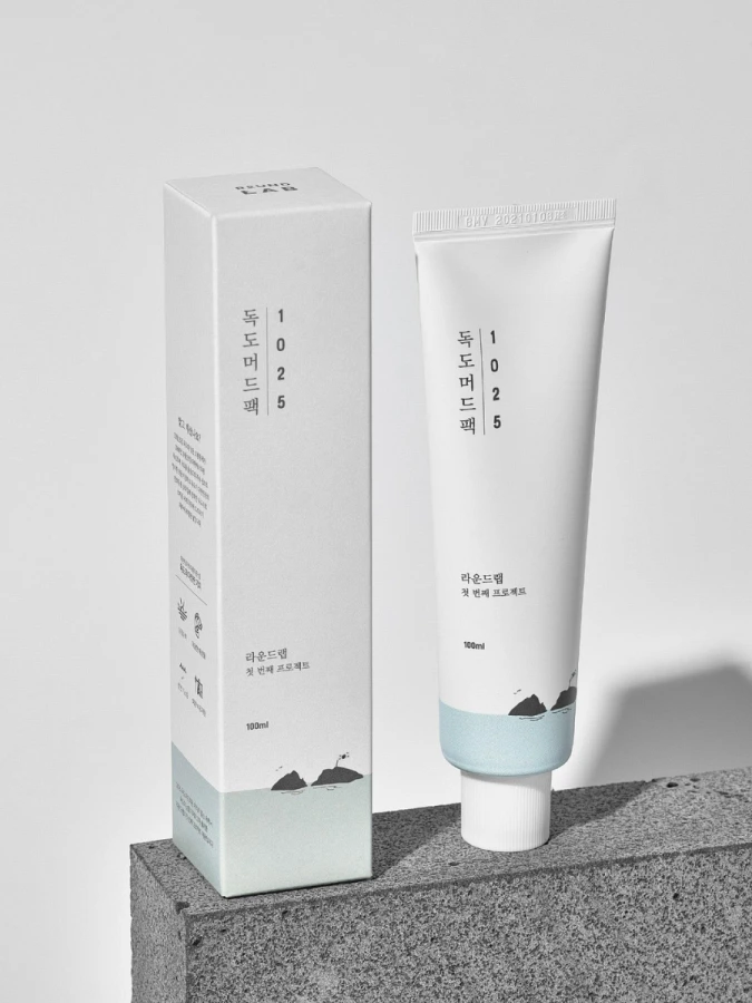 Очищающая глиняная маска с морской водой Round Lab 1025 Dokdo Mud Pack