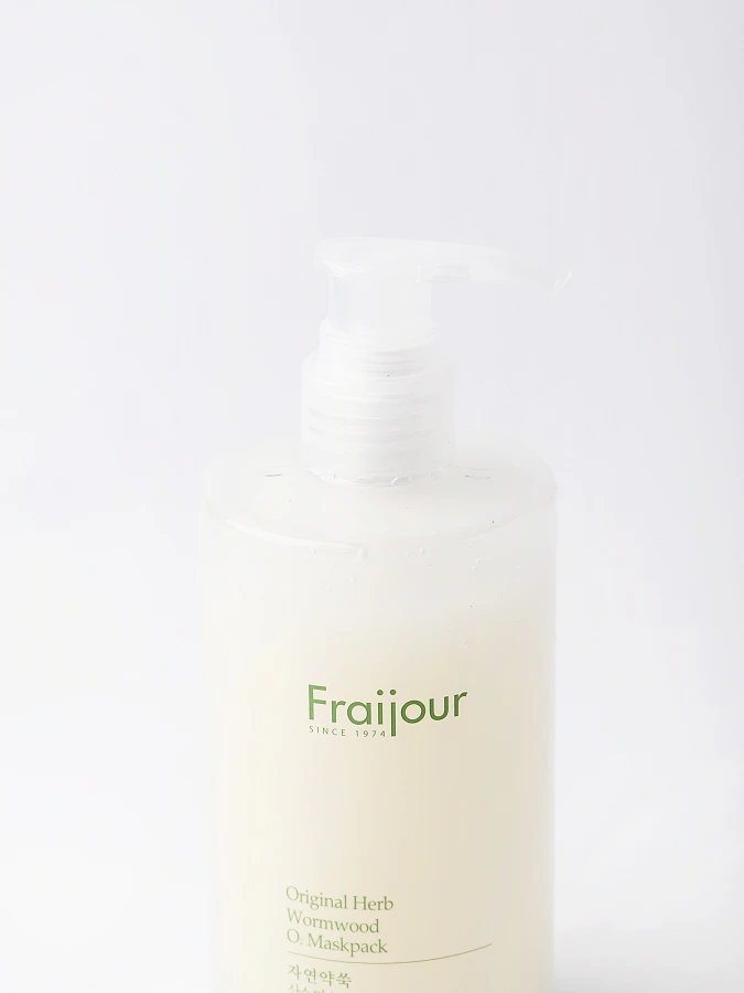 Кислородная маска для лица с AHA и BHA кислотами Fraijour Original herb wormwood O2 Maskpack
