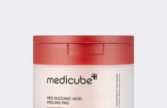 Противовоспалительные пилинг-пэды с янтарной кислотой Medicube Red Succinic Acid Peeling Pad