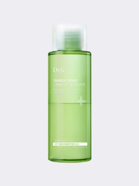 Двухфазное средство для снятия макияжа DR.G Green Deep Lip & Eye Remover