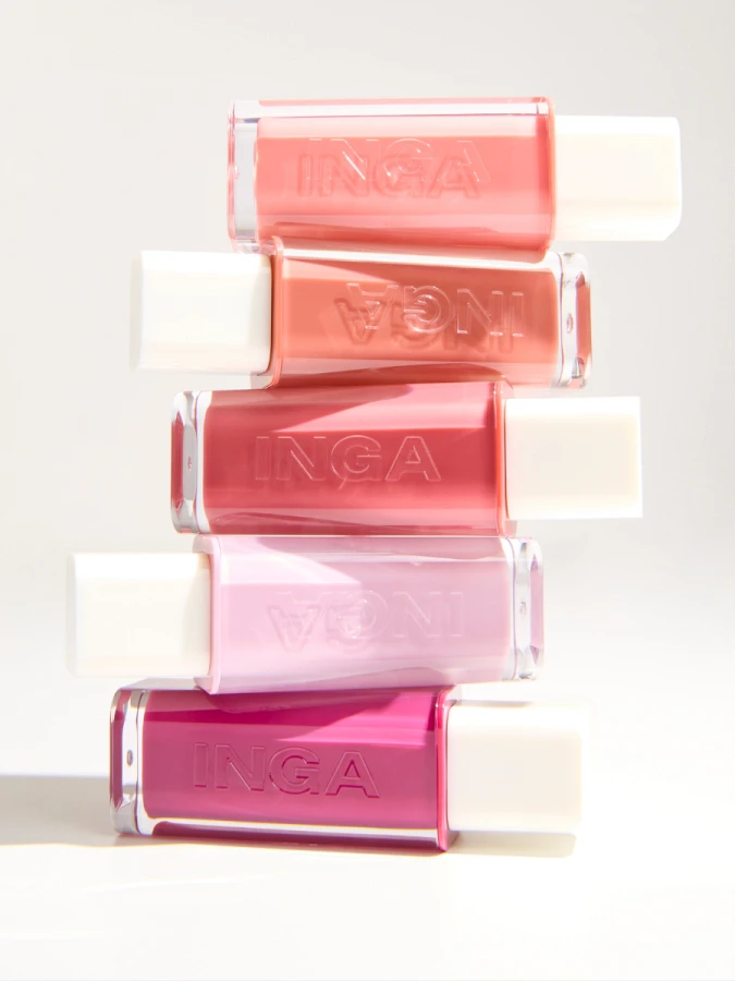 Стойкий глянцевый тинт для губ INGA Water Glow Lip Tint Nude Ginger Стойкий глянцевый тинт для губ INGA Water Glow Lip Tint Nude Ginger