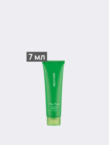 Солнцезащитный крем с экстрактом чайного дерева Papa Recipe Tea Tree Control Mild Sun Cream SPF50+ PA++++