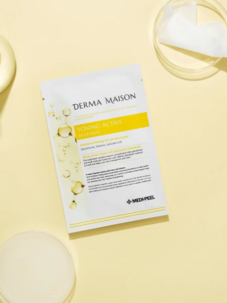 Витаминная тканевая маска для лица MEDI-PEEL Derma Maison Toning Active Facial Витаминная тканевая маска для лица MEDI-PEEL Derma Maison Toning Active Facial