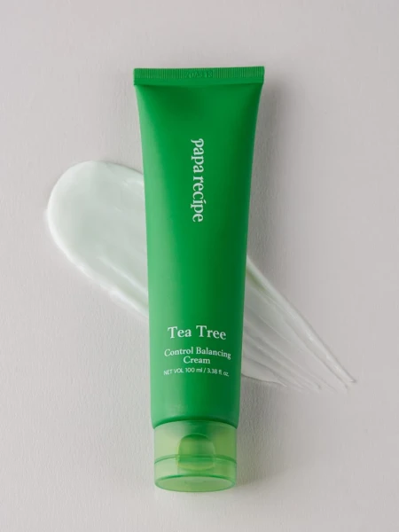 Успокаивающий крем для лица с экстрактом чайного дерева Papa Recipe Tea Tree Control Balancing Cream Успокаивающий крем для лица с экстрактом чайного дерева Papa Recipe Tea Tree Control Balancing Cream