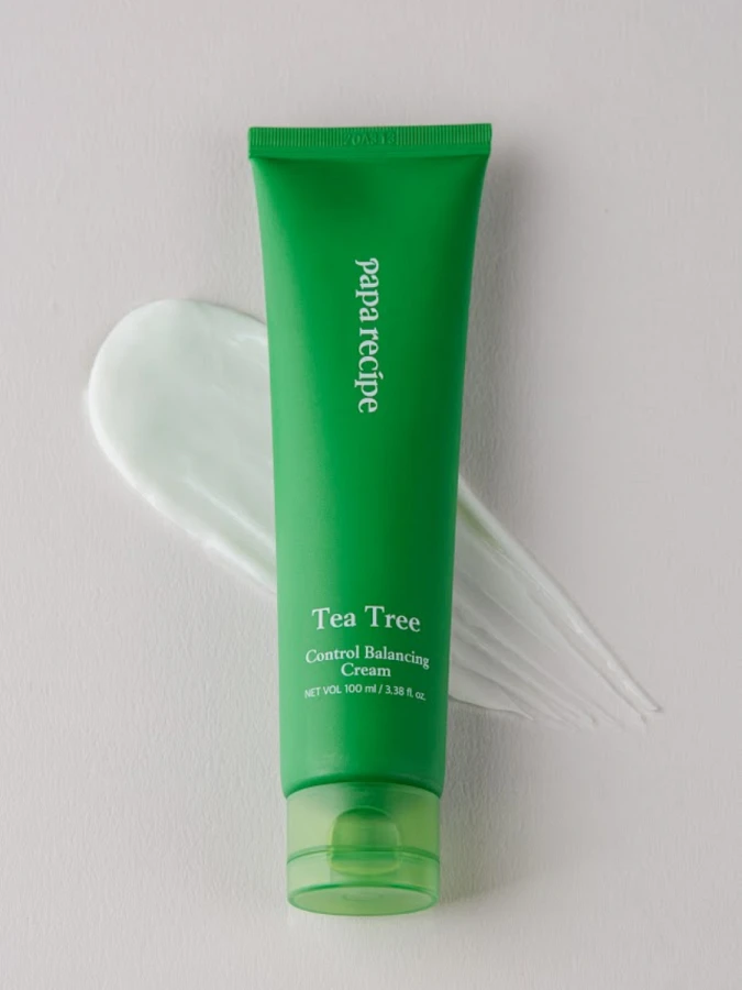 Успокаивающий крем для лица с экстрактом чайного дерева Papa Recipe Tea Tree Control Balancing Cream
