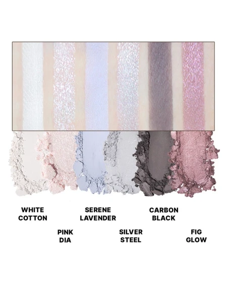 Палетка теней для век Huemi Spot-On Pigment Eye Palette #01 Dusk