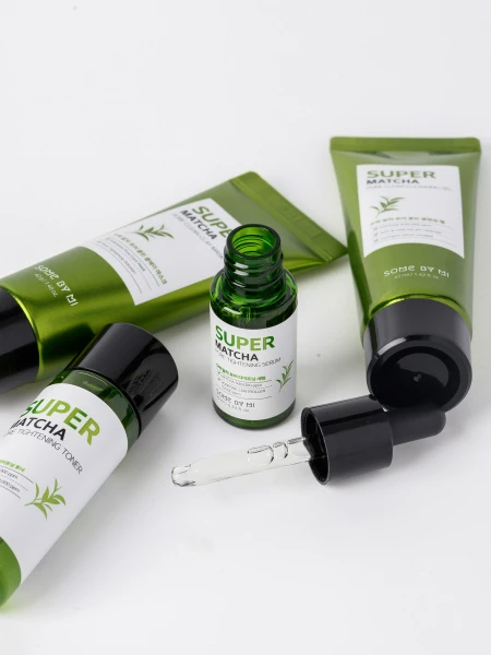 Набор миниатюр для сужения пор с чаем матча Some By Mi Super Matcha Pore Care Starter Kit