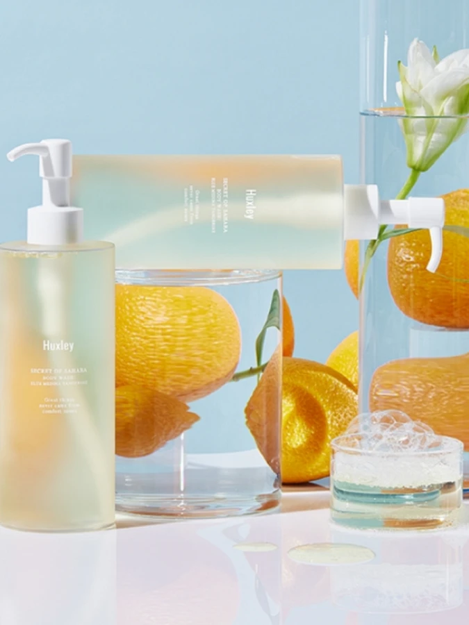 Парфюмированный гель для душа с ароматом танжерина Huxley Body Wash Blue Medina Tangerine