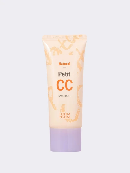 СС-крем для лица, теплый подтон Holika Holika Natural Petit CC SPF 32 PA++