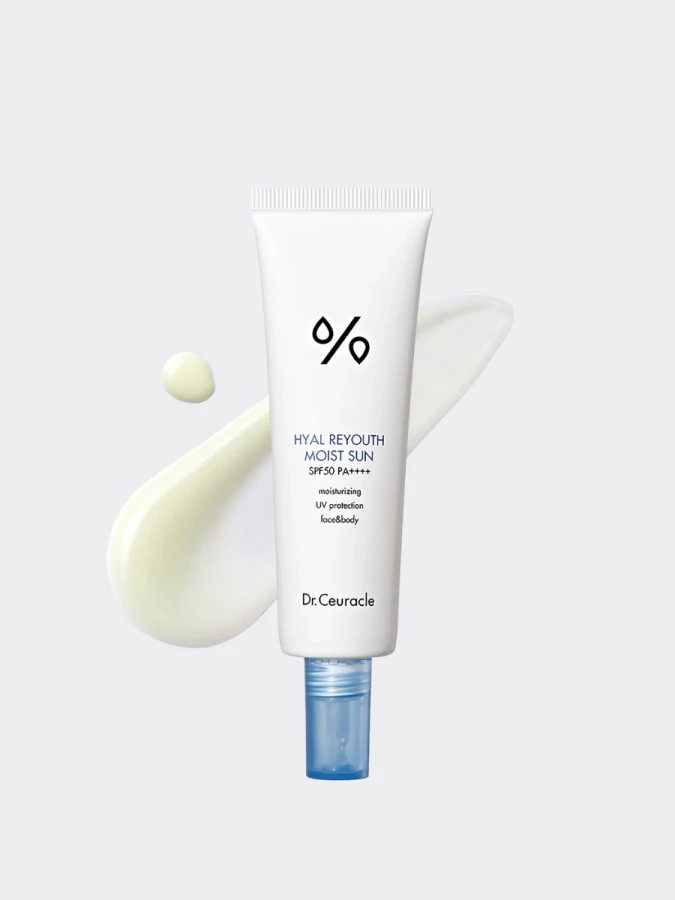 Увлажняющий солнцезащитный крем Dr.Ceuracle Hyal Reyouth Moist Sun SPF50+ PA++++