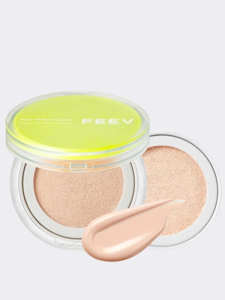 Набор: Лёгкий тональный кушон + рефил FEEV Hyper-Fit Bare Cushion 01 Fair Dew Set Набор: Лёгкий тональный кушон + рефил FEEV Hyper-Fit Bare Cushion 01 Fair Dew Set
