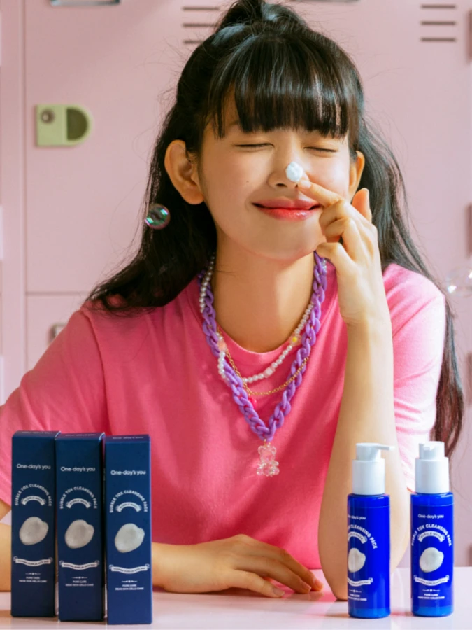 Пузырьковая маска-пенка для очищения пор с растительными экстрактами One-Day's You Bubble Tox Cleansing Pack