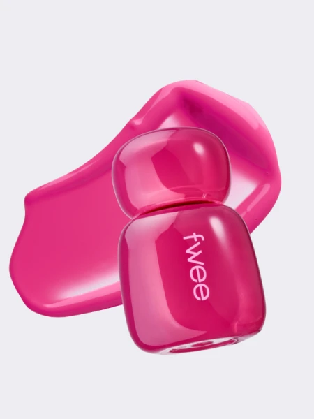 Стойкий пигмент для губ с полусияющим финишем fwee Pink Obsession Stay-fit Lip Tint G07 Kitsh Pink