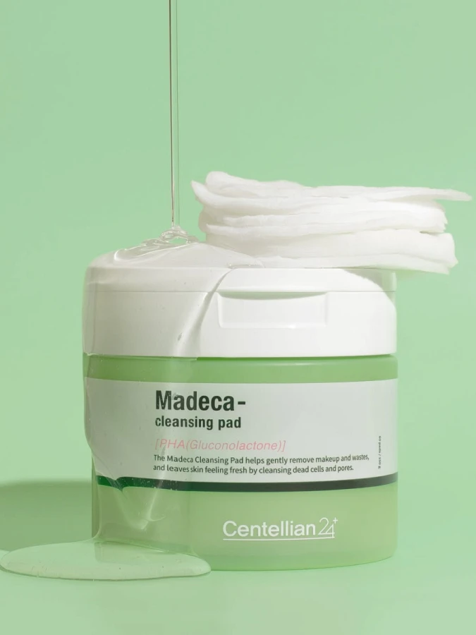 Отшелушивающие тонер-пэды с РНА-кислотой Centellian24 Madeca PHA Cleansing Pad