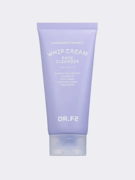 Успокаивающая маска-пенка для умывания с экстрактом лаванды DR.F5 Whip Cream Pack Cleanser Lavender Honey Успокаивающая маска-пенка для умывания с экстрактом лаванды DR.F5 Whip Cream Pack Cleanser Lavender Honey