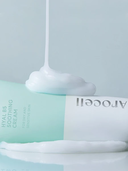 Успокаивающий крем-гель с пантенолом для чувствительной кожи Arocell Hyal B5 Soothing Cream