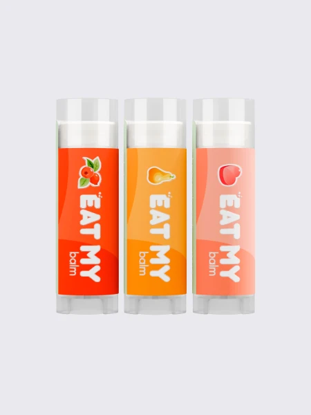 Набор бальзамов для губ "Леденцовый микс" EAT MY BALM Candy Balm Trio
