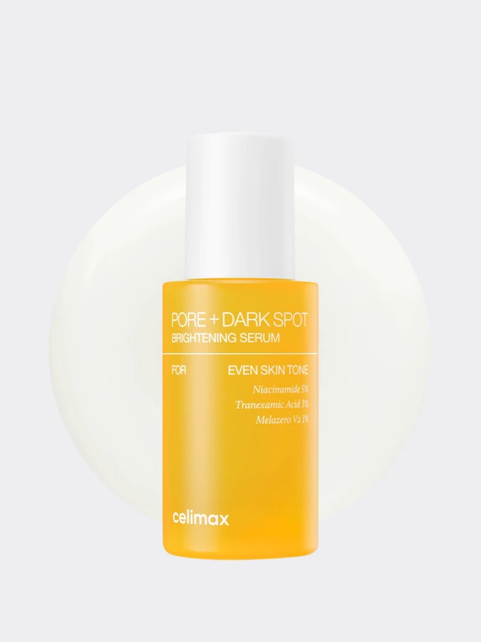 Осветляющая сыворотка для лица с фруктовыми экстрактами Celimax Pore + Dark Spot Brightening Serum