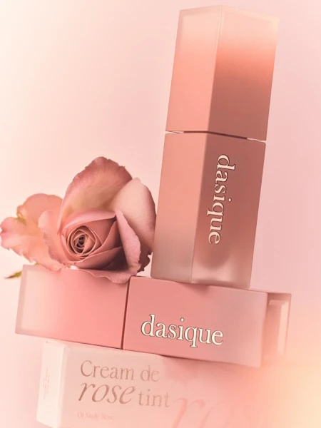 Жидкий тинт для губ Dasique Cream De Rose Tint #01 Nudy Rose