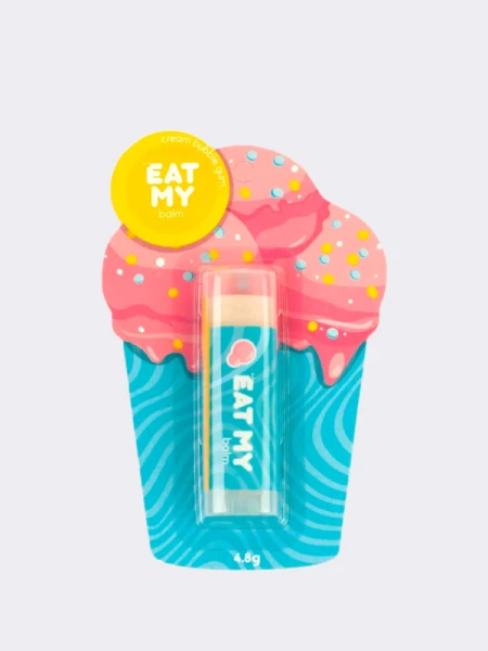 Бальзам для губ с ароматом сливочного бабл-гама EAT MY BALM Cream Bubble Gum