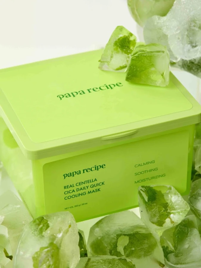 Набор освежающих тканевых масок с экстрактом центеллы Papa Recipe Real Centella Cica Daily Quick Cooling Mask