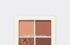 Палетка теней из 4-х цветов The Saem Box 02 Cafe Road SAEMMUL SHADOW BOX