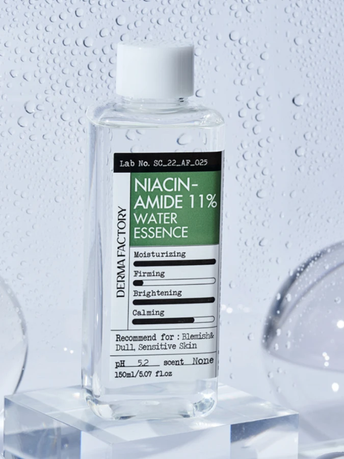 Осветляющий тонер-эссенция для лица с ниацинамидом Derma Factory Niacinamide 11% Water Essence Осветляющий тонер-эссенция для лица с ниацинамидом Derma Factory Niacinamide 11% Water Essence