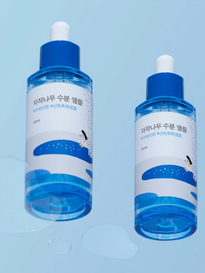 Интенсивная увлажняющая ампульная сыворотка для лица с берёзовым соком Round Lab Birch Juice Moisturizing Ampoule